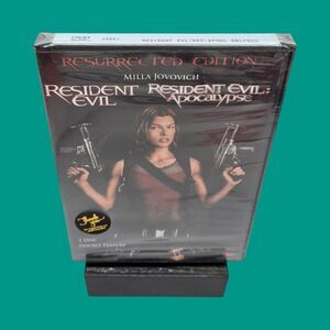 NEW DVD Resident Evil & Resident Evil: Apocalypse Resurrected Ed. Milla Jovovich